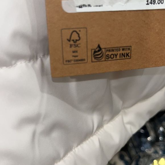 NorthFace Gardenia White Reversible Jacket-NWT - Picture 12 of 15